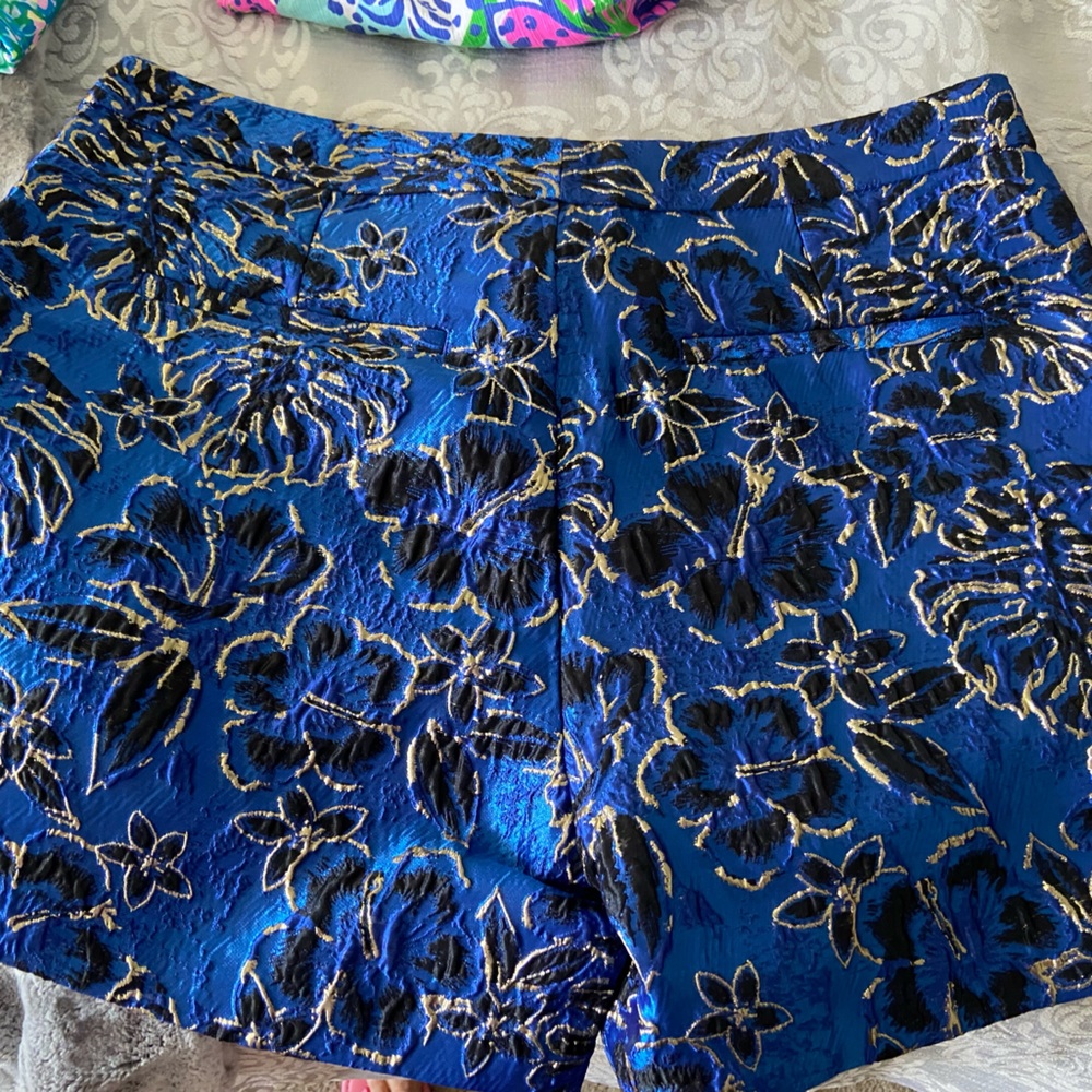 NWT Lilly Pulitzer callahan high rise shorts blue grotto sz 12